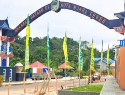 Kolaborasi PUPR-Disbudparpora Barito Utara Percantik Kota Sambut Kafilah MTQ XXXIII Kalteng 2025