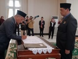 Isi Kekosongan Jabatan, Bupati Barito Utara Lantik Empat Pejabat Eselon II