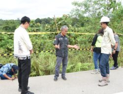 Direspons Cepat Bupati, Jalan Kritis Menuju Benangin Segera Dibangun Turap Bronjong oleh PUPR