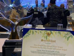 Desa Pendreh Raih Trophy ProKlim Utama Nasional