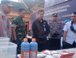 Polres Barut Berhasil Ungkap Kasus Narkoba di 2025 Capai Nilai Rp4,6 Miliar