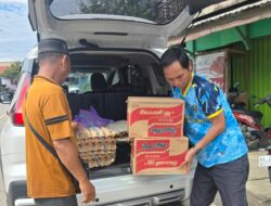 Tak Tinggal Diam, Patih Herman Turun Bantu Korban Kebakaran di Gang Keluarga Muara Teweh