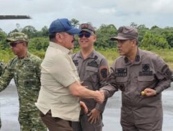 Kejari Barito Utara Kawal Pengamanan Kunker Menhan dan Kejagung di Tambang Ilegal PT AKT