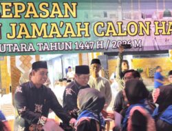 Berlangsung Khidmat, Bupati Shalahuddin Lepas 113 JCH Barito Utara ke Tanah Suci