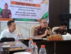 Sapa Insan Pers di Coffee Morning, Kajari Barito Utara: Pers adalah Kontrol Mitra Kinerja Kejari