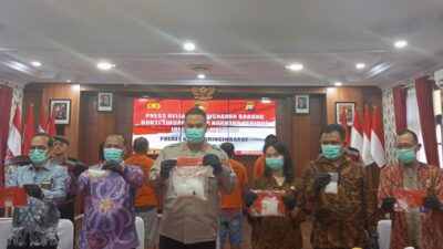 Polres Kobar Musnahkan 901 Gram Sabu dari 32 Tersangka