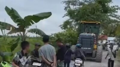 Kecelakaan Maut di Tambak Babi Kabupaten Banjar, Grader Diduga Hantam Tiga Warga hingga Tewas