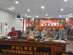 Polres Kobar Ungkap Pencurian Baterai Lithium Tower BTS XL Jalan Ahmad Yani