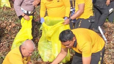 Dukung Program ASRI Presiden Prabowo, Kapolda Kalsel Pimpin Aksi Bersih-Bersih Siring 0 Kilometer