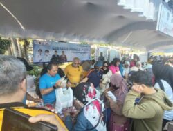 Kapolda Kalsel Pimpin Jalan Santai CFD, Pasar Murah dan 25 Stan UMKM Gratis Diserbu Warga