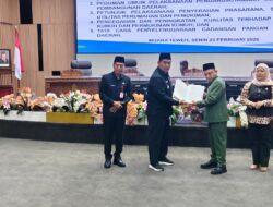 DPRD Barito Utara Gelar Rapat Paripurna Bahas Raperda Usulan Eksekutif