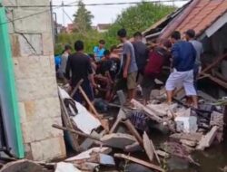 Tiga Rumah Ambruk di Tatah Makmur, Satu Orang Meninggal Dunia