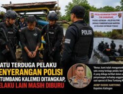 Sembunyi di Lanting Sedot Emas, Ateng Ditangkap dalam Kasus Penyerangan Polisi di Katingan