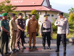 Wabup Felix Sonadie Sambut Langsung Kunjungan Wakapolda Kalteng di Barito Utara