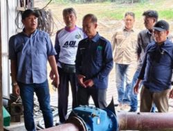 Wabup Felix Datangi PDAM Muara Teweh, Tinjau Lokasi Produksi dan Sumber Air Baku