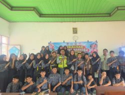 Gelar Sosialisasi Bahaya Narkoba ke Siswa SMPN 1 Teweh Timur, PAMA BEKB Harap Generasi Muda Terlindungi