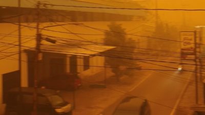 Langit Muara Teweh Menguning, Warga Curhat Sudah Kangen Matahari Terbit dan Cuaca Cerah
